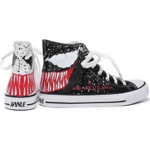 Ins Super Cool Women High-top Canvas Shoes Lovers Comfortable Sneakers Unisex Vulcanize Casual Lace-up Ladies Trainers Footwea