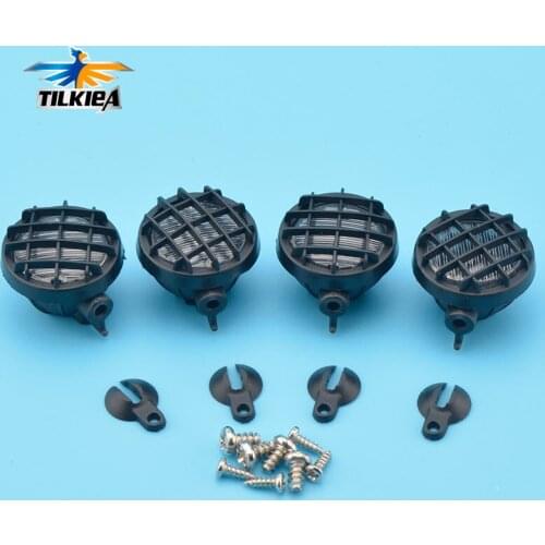 Round Lampshade 1:10 RC Car / Climbing Car Modification Parts Lampshade Lighting Group Suitable For SCX10 D90 Tamiya CC01