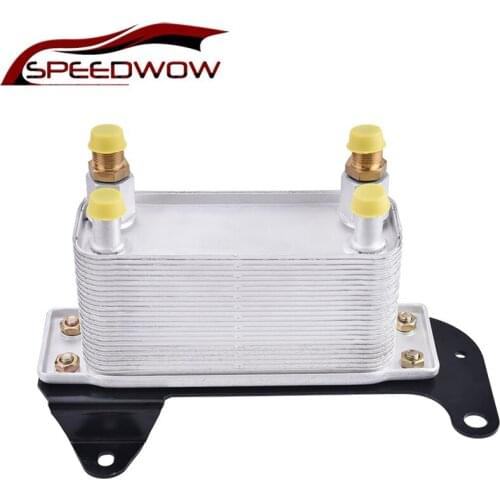 SPEEDWOW Torque Converter Gearbox Oil Cooler For 03-09 Dodge Ram 2500/3500 5.9L 359CU L6 Diesel Oil Cooler