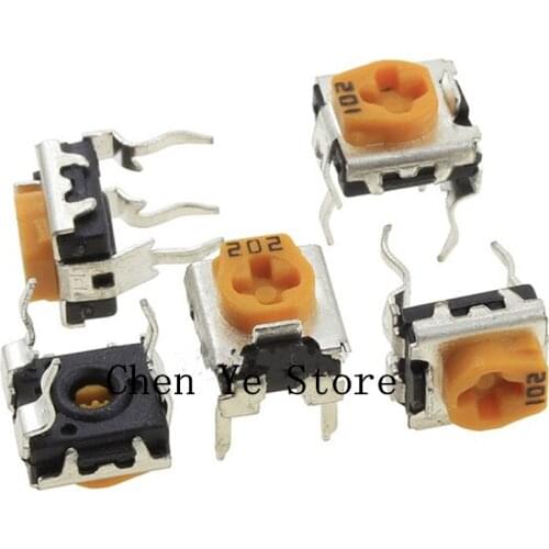 100PCS NEW WH06-2C 100R 200R 500R 1K 2K 5K 10K 20K 50K 100K 200K 500K 1M ohm Trimmer Potentiometer variable resistors WH06