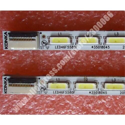 2piece/lot FOR konka LED46F5580E LCD TV LED Backlight Article lamp 35017845 35017846 1piece=32LED 293MM