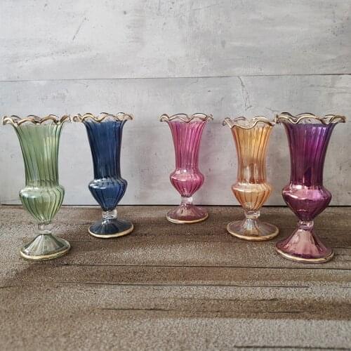 Blown glass Vase Flower Pot Flower Basket Flower Vase Decoration Home Nordic Decoration furniture ramadan decoration living room decoration party decoration wedding decoration home decoration accessories birthday decor