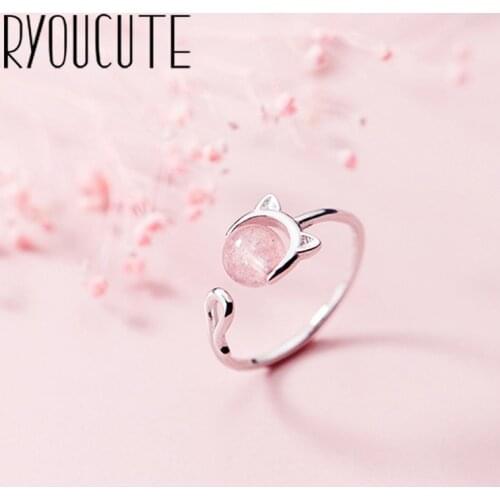 Bohemian Cat Rings for Women Lady Punk Vintage Open Antique Rings Statement Jewelry Anillos