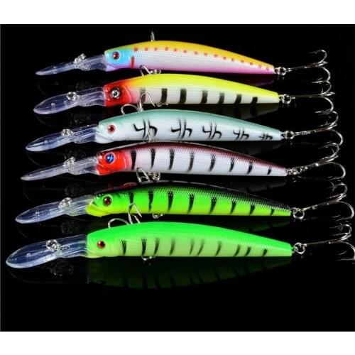 1PCS Quality Minnow Fishing Lures 14.5cm 15g Artifiicial Hard Bait Wobblers for Sea Lake Fishing Tools with 6# Hook