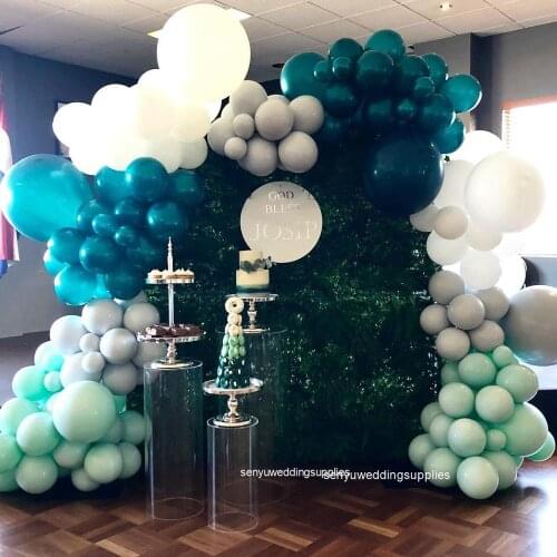 3pcs/set Hot Sell clear acrylic Different size shape can make clear round acrylic plinths for wedding backdrop stand senyu1474