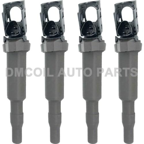 4 IGNITION COIL FOR BMW 1 3 5 X3 X5 Z4 MINI CITROEN C3 C4 C5 DS3 PEUGEOT 207 RCZ 208 3008 ALPINA B5 1.6L 4.8L (01-) 12137562744