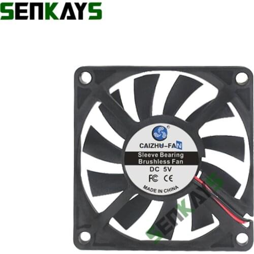 7010 70MM 70*70*10MM DC 5V 12V 24V Ultra-thin USB Cooling Fan Comptuter CPU Cooling Fan Laptop Cooling fan 2pin