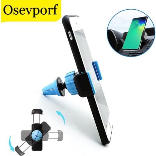 Universal Car Holder for iPhone 11 Samsung Mobilephone Outlet Support Air Vent Mount Bracket Phone Stander GPS Holder 360 Rotate