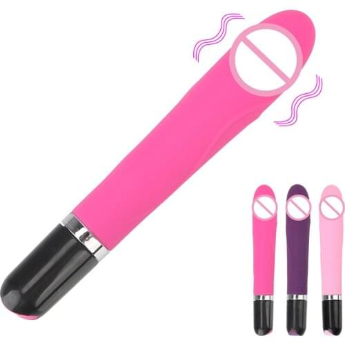 18cm Stick Dildos Vibrators For Women Masturbator Machine Clitoris Stimulator Vaginal Massager Anal Plug Erotic Sex Toys Shop