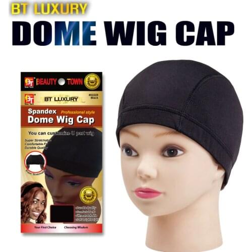 Qp Hair Spandex Dome Cap For Wig Cap 1pcs Snood Nylon Strech Hairnets Wig Caps For Making Wigs Glueless Hair Net Wig Liner