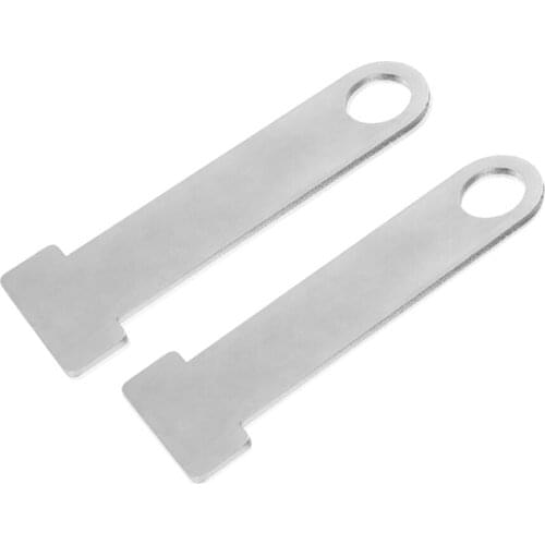 MagiDeal Silver Motorcycle Open Face Helmet Lock for Quick Release Buckle