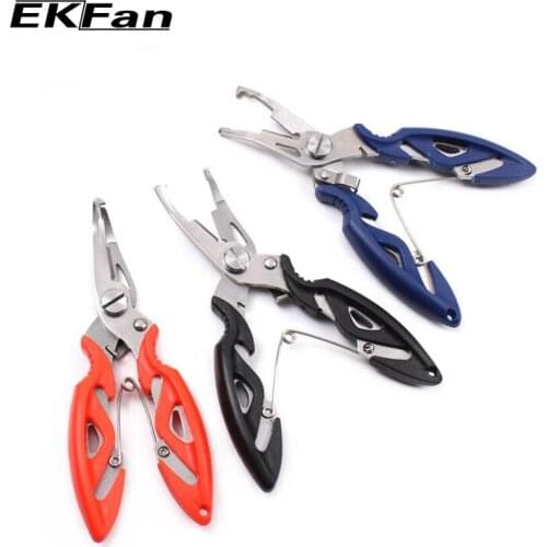 Fishing Multifunctional Plier Stainles Steel Carp Fishing Accessories Fish Tackle Lure Hook Remover Line Cutter Scissors