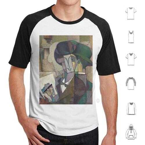 Diego Rivera-Young Man With A Fountain Pen 1914-Artwork For Prints Posters Tshirts Men T Shirt Men Cotton