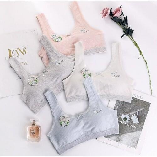 Girls Underwear Teen Bra Teenage Ropa Interior Adolescente Tops Crop Teens For Dla Dziewczynki 2021 New Soft
