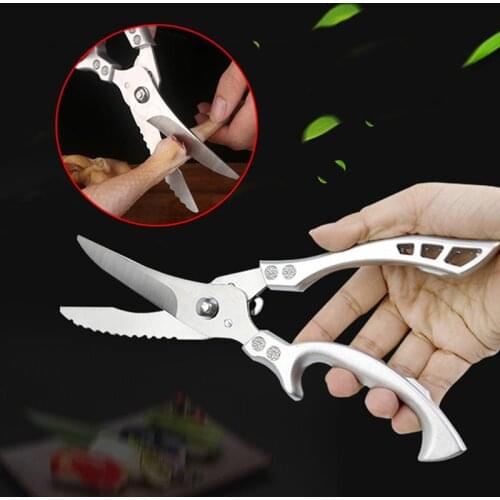PowerfulChicken Bone Scissors Chicken Duck Fish Cutter Stainless Steel Scissors