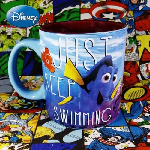 Disney Gift Collection Cup Cartoon Discovery Nemo Cup Clownfish Large Capacity Summer Drinking Cup