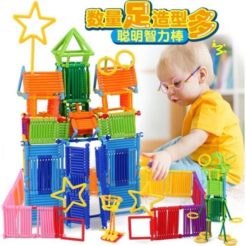 Assembled Building Blocks DIY Smart Stick Blocks Imagination Creativity Educational Learning Toys Childrens Classic Toys