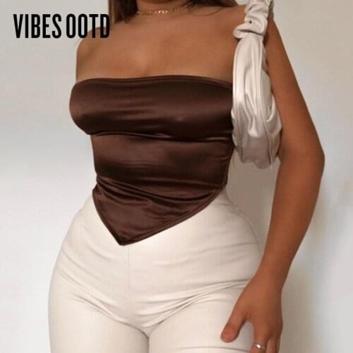 VIBESOOTD Strapless Scarf Crop Tops for Women Fashion Sleeveless Backless Club Party Sexy Wrap Mini Tube Top Cropped Solid