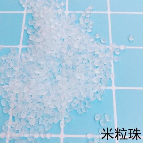 10g PVC simulation Fake Small rice grain food mini rock candy Accessories dollhouse Miniatures Drink Plastic For home DIY