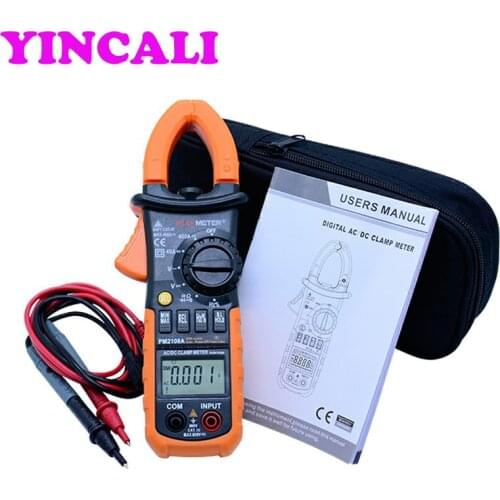 2 Pieces Multifunctional Digital AC DC Clamp Meter PM2108A Current Valtage Capacitance frequency Resistance Tester Fast shipping