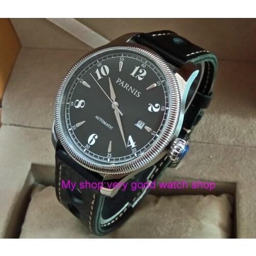 42mm Parnis Sapphire Crystal Japanese 21jewelry Automatic Self-Wind Movement Mechanical watches Mens watch p20-8
