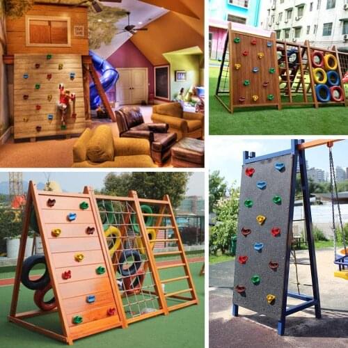 8PCS Climbing Holds for Kids and Adults, Mounting Hardware Included - Climbing Rocks for DIY Rock Climbing Wall