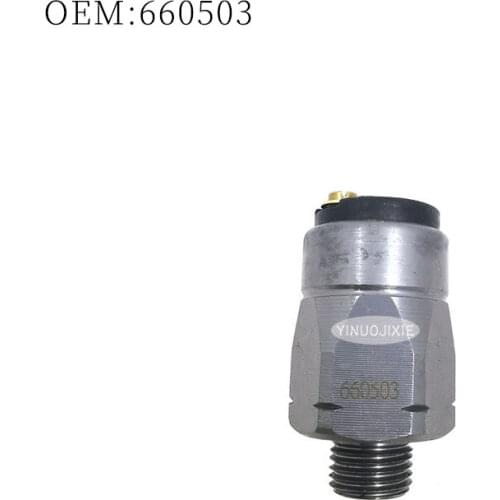 The new 660503 is used for construction machinery parts Liugong/Sany/Yuchi/Xugong Excavator Oil Pressure Sensor 660503