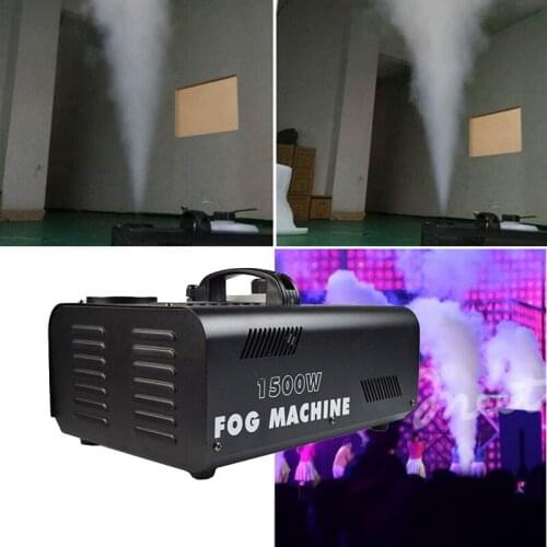 Fast shipping 1500W UP Emitter smoke machine wireless remote control fogger DMX dj Christmas party stage lighting fog machine