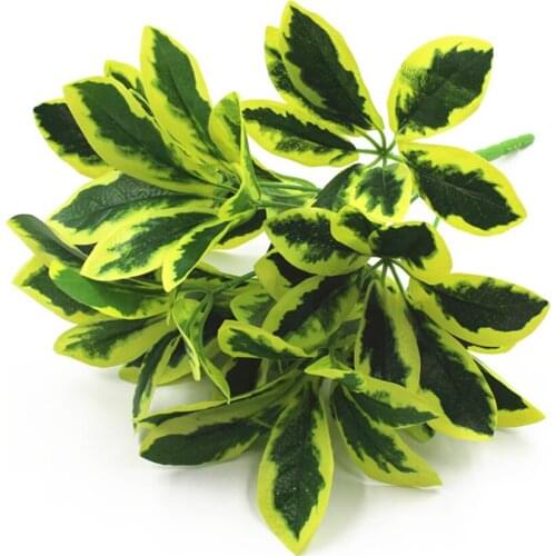 Artificial Flowers Fake plant Leaves Green Plant Artificial Plants Green Grass Plastic Plant Wall Garden Home Decoration
