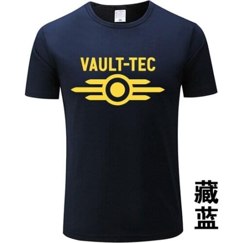 Summer Games Vault Tec logo Gaming Video Game Fallout 2 3 4 Apparel TShirt Games Men T SHIRT Vault-Tec Women Mens T Shirts 9-GG