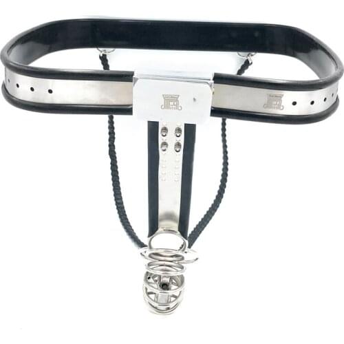 Male Penis Cage Chastity Belt Cock Ring Underwear Stainless Steel Chastity Device Lock Pants Sex Toys For Men Cbt BDSM Bondage