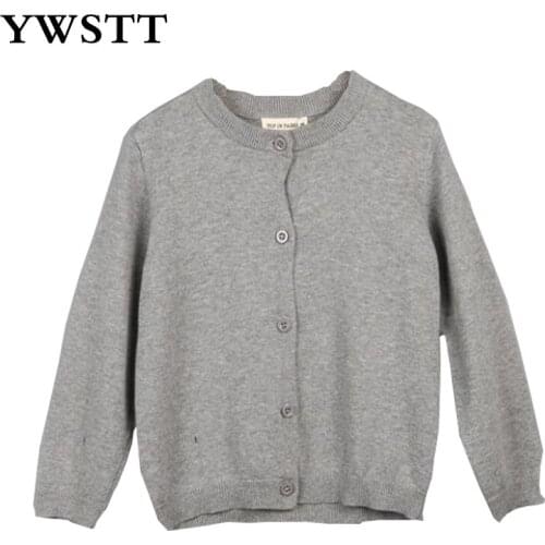 New Boy Girls Sweater Unisex 2018 Kids Candy colors Casual Knited Sweater Coat Boys o-neck Sweaters Toddler Girls Clothing
