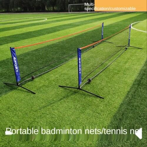 SOURCE Manufacturer Portable Bracket Supporting Folding Simple 3 M/4 M/5 M/6 M Tennis Net Badminton Nets