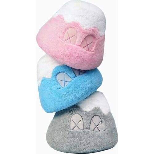 22cm Cartton Japanses Fuji Mountain Plush Toys Stuffed Mountain Shaped Plush Back Cushion Sofa and Home Decoration Kids Gift