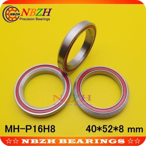 Free shipping 1-1/2" 1.5" 38.1mm bicycle headset bearing MH-P16H8 ACB4052H8 ( 40x52x8mm, 45/45) repair bearing