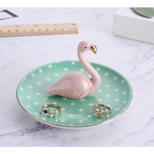 Earrings Necklace Ring Pendant Bracelet Jewelry Display Stand Ceramics Tray Animal Storage Racks Organizer Jewelry Shelf Holder