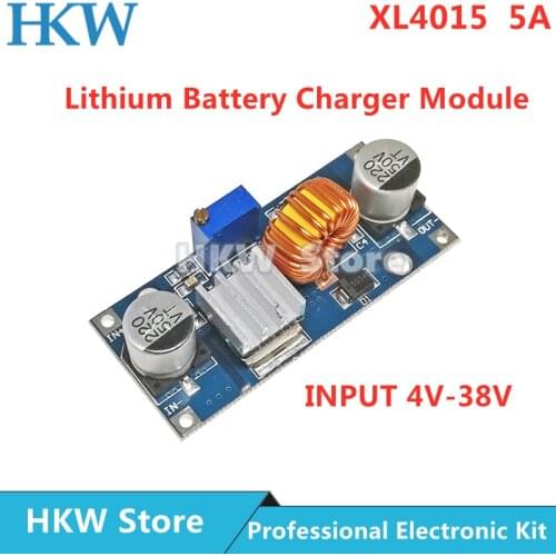 XL4015 5A DC to DC CC CV Lithium Battery Step down Charging Board Led Power Converter Lithium Charger Step Down Module Original