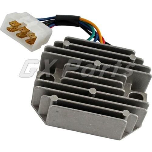 19267-64601 Regulator Rectifier 6 Wire Fit for Kubota Tractor Excavator G1700 G1800 G1900 G2000 12V