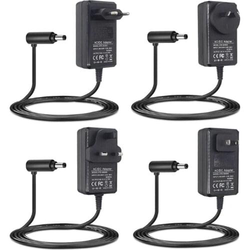 Charging Power Adapter Charger Replacement AU/UK/US/EU Plug for Dyson V8 V7 V6 DC58 DC59 DC61 DC62 DC74 Vacuum Cleaner Accessori