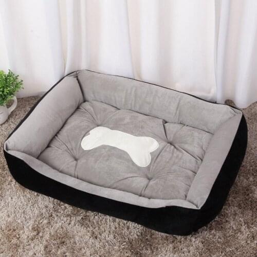 Dog Bed Soft Cotton Dog Kennel Accessories Camas Para Perro Pet Beds for Small Medium Large Dogs Cats Mechanical Washable