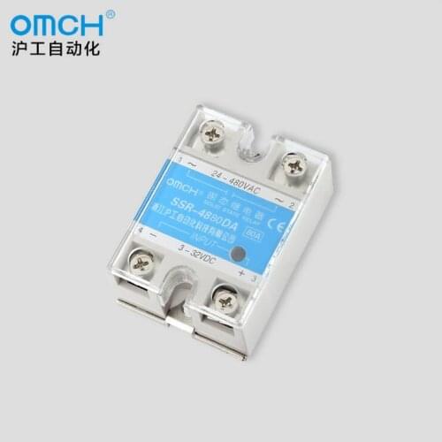 SSR-4890DA 90A Single Phase 3-32VDC to 24-480VAC Solid State Relay