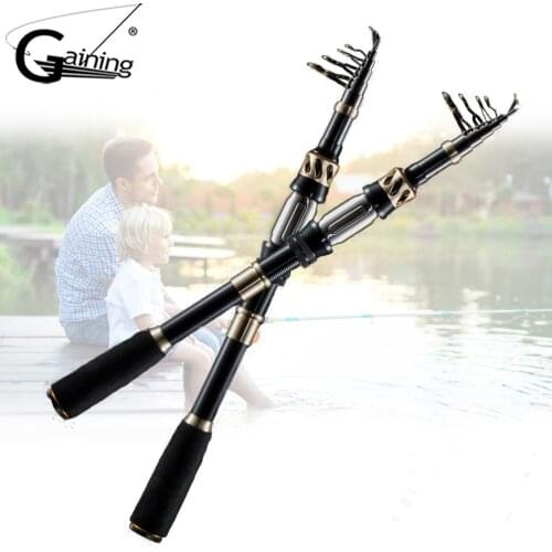 Carbon Fiber Fishing Rod Sea Rods 1.8-3.3M Saltwate Ultra Light Telescopic Fishing Rod Carbon Sea Surf Fishing Stick