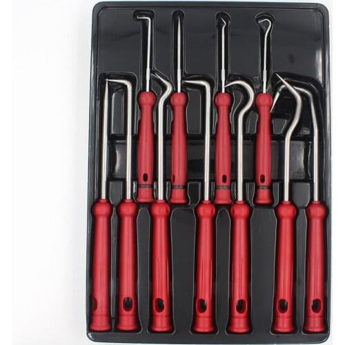 11pcs Car O-Ring Oil Seal Tool Scraper Removal Special-Shaped Hooks Tools Oil Seal Rubber Extractor Puller Screwdriver Hand DIY