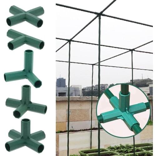 3 Pcs Plant Awning Structure Joints Connector Plastic Pipe Frame Greenhouse Accessories