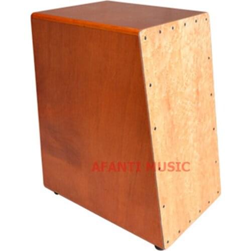 Afanti Music Maple / Mahogany / Natural Cajon Drum (KHG-185)