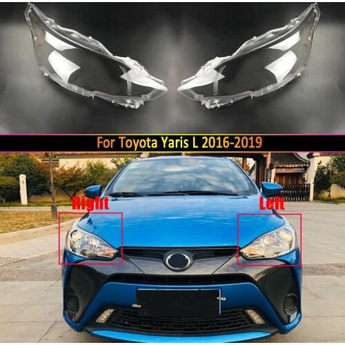 Car Headlamp Lens For Toyota Yaris L 2016 2017 2018 2019 Car Replacement Auto Shell