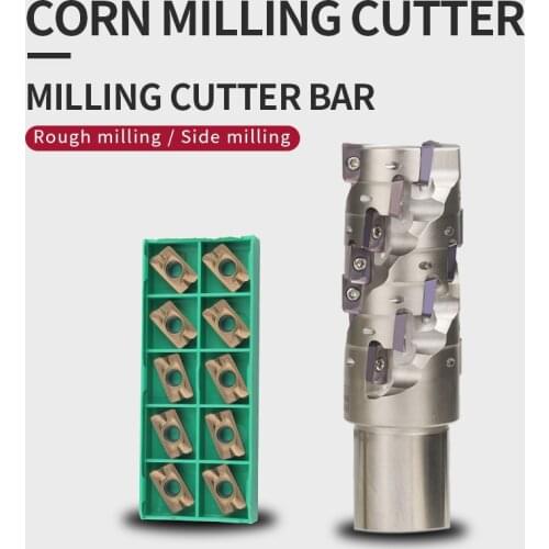 D20-AP11/D50 AP16 Corn Milling Cutter Bar 120-175mm 2T/3T Milling Tool Holder 10pcs APMT1135 Carbide Insert Lathe Parts Tool