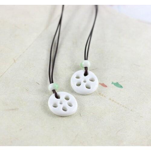 12 Pieces/Lot Long Sweater Necklace Women/Men Jewelry Ceramic Stone Statement Choker For Female Handicraft Links Chains Gifts