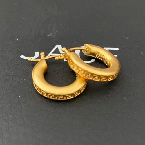 European and American retro classic retro gold earrings
