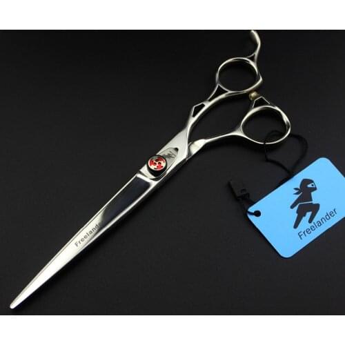 "Freelander Hollow Handle Hairdressing Scissors Flat Shears Salon Essential Scissors 7.0 Inch Stainless Steel Type Model Number"